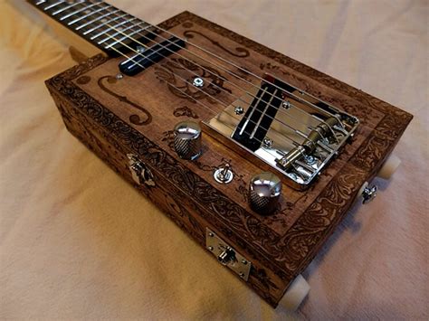 how to make an electric cigar box guitar for $25|stockists cigar box guitars.